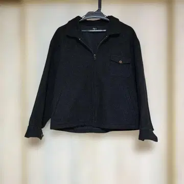 COMME CA DE MODE 다크 그레이 지퍼 자켓