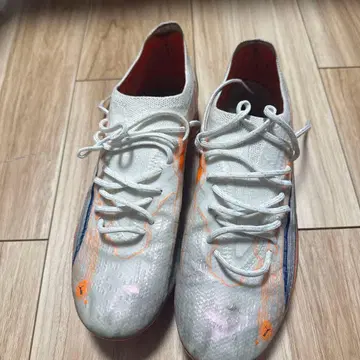 USA 축구화 스파이크 화이트/오렌지/블루 한정판