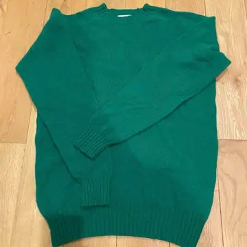 [ 새상품급 ] MORRIS & SONS 울 스웨터 그린 42