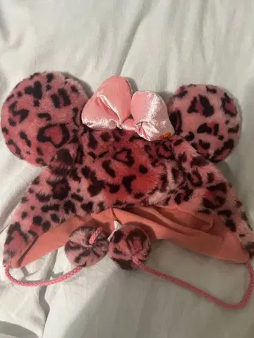 미니 마우스 레오파드 무늬 모자