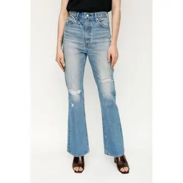 SLY 데님 팬츠 NAT HW DAMAGE FLARE PT-C