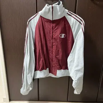 SLOPPY 빨흰 집업 자켓