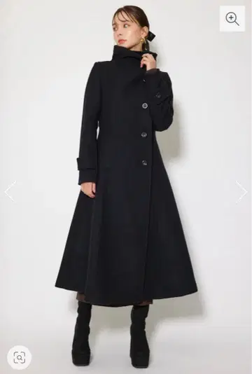 rienda 25 오버넥 신데렐라 라인 코트 S