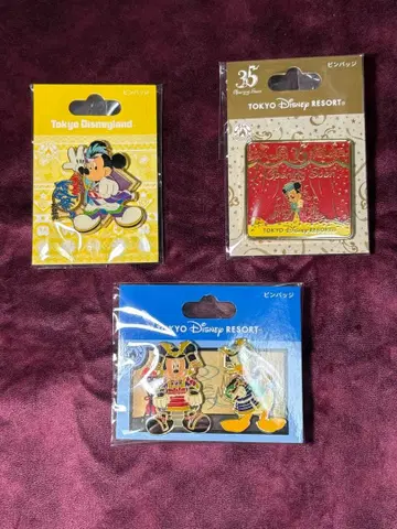 [ Disney ] 핀 배지 미키 도날드 35주년 여름 축제 어린이날