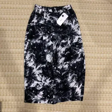 Casper John 추상 꽃무늬 와이드 팬츠 L 사이즈