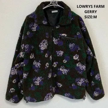 LOWRYS FARM x GERRY 갈라 보아 지퍼 블루종 SIZE:M