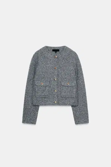 ZARA 아우터 노카라 자켓