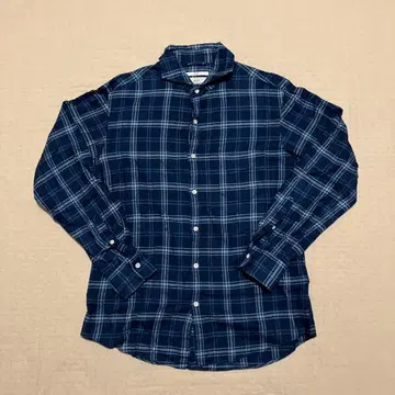 SHIPS SHUTTLE NOTES 네이비 체크 셔츠 L 품절 모델