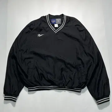 90s 리복 나일론 풀오버 피스테 XL 블랙 블랙 7046