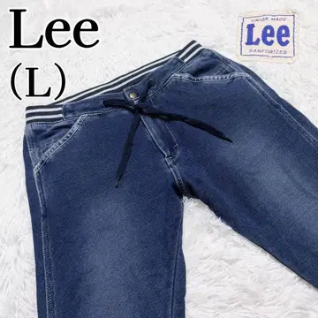 리 스웻 데님 L 조그 진즈 이지 팬츠 릴랙스