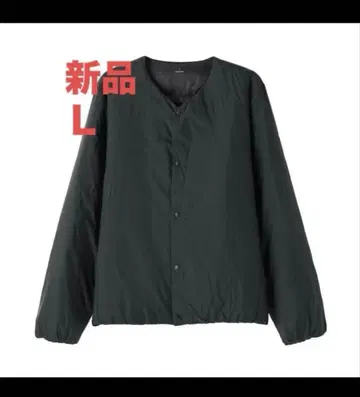 이번 시즌 모델 무인양품 경량 다운 포켓터블 노카라 자켓 신사 L