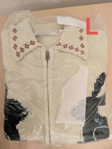 GU 풀 집업 니트 자켓 rokh 토끼 L