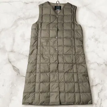 [새상품급] TAION 타이온 퀼팅 롱 다운 베스트 L 사이즈