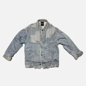 DESIGUAL 패치워크 데님 자켓