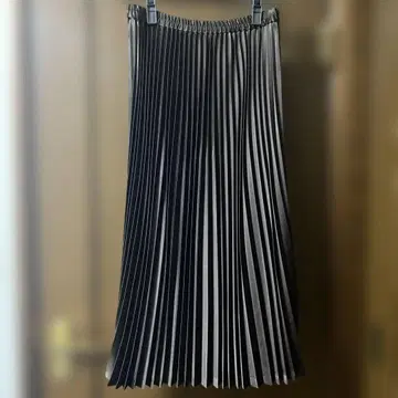 브라운 플리츠 스커트 사이즈 36