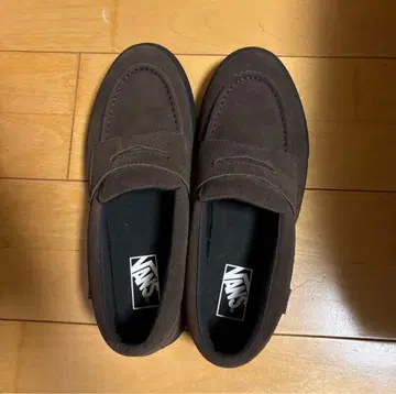 VANS 브라운 스웨이드 로퍼