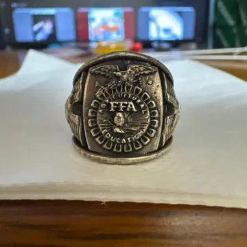 FFA 반지 실버 이글 디자인