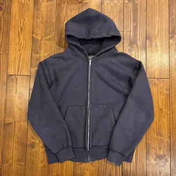 90s 00s 페이드 퍼플네이비 집업 후드티 archive