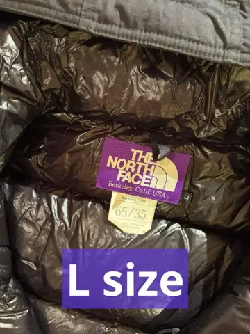 THENORTH FACE 65/35 다운 자켓 퍼플 라벨 후드 부착