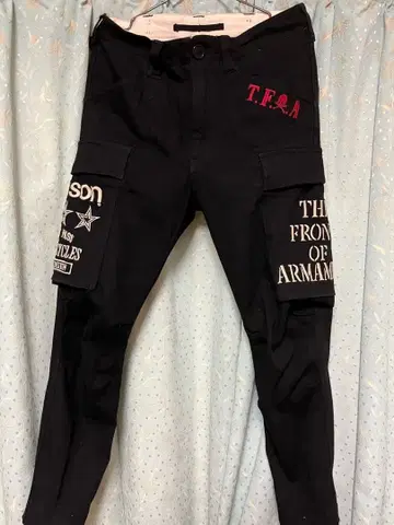 vanson 크로우즈 콜라보 블랙 스키니 데님