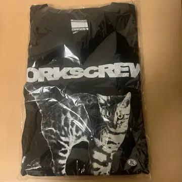 블랙 꿈 키요하루 CORKS CREW XL 라이브 티셔츠