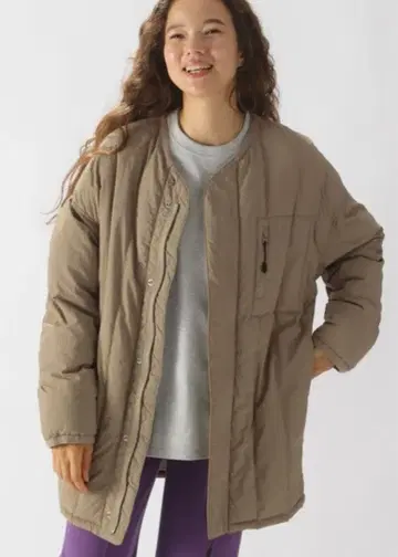 니코앤드 [ ALLIED ] 퀼트 밀리터리 블루종