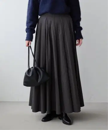 SLOBE IENA 랜덤 턱 볼륨 스커트