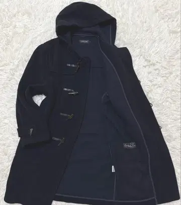 ixiz 더플 코트 헤링본 이탈리아제 울 Vallombrosa