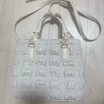 JILLSTUART 크로스 j 핸들 백 화이트