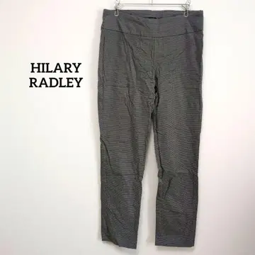 새상품급 HILARY RADLEY 스트레치 팬츠 사이즈 6 그레이 패턴