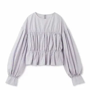 [에미] 벌룬 슬리브 개더 디자인 블라우스 13WFB241045