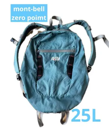 레어 몽벨 zeropoint 등산 백팩 가방 팩 패턴 스카이블루
