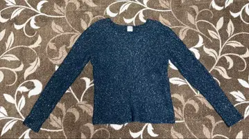 가격 인하 가능!! Paul Smith 네이비 라메 믹스 스웨터 M