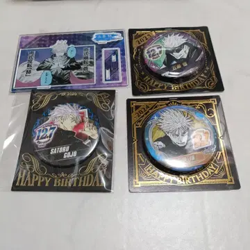 주술회전 점프샵 벌스데이 아크릴 스탠드, 캔뱃지 고죠 사토루