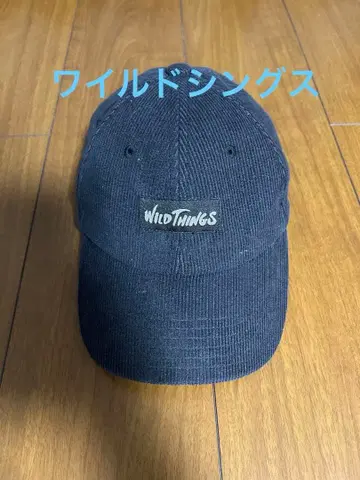 WILD THINGS 와일드 띵스 블랙 코듀로이 캡 남성용