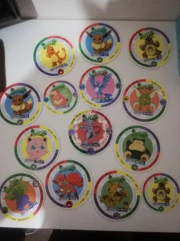 포켓몬 딱지 세트 뮤우 포함 레어 희귀 포켓몬