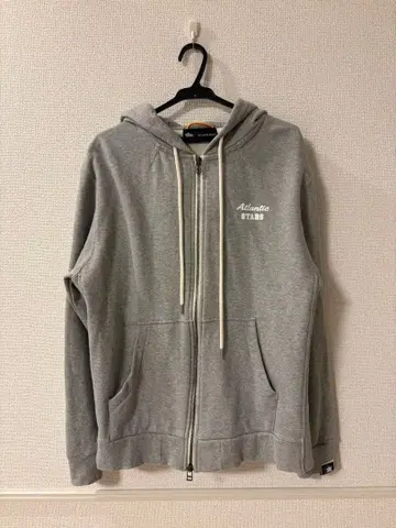 [ 새상품급 ] 미사용 아틀란틱 스타스 지퍼 후드티 그레이 S 사이즈