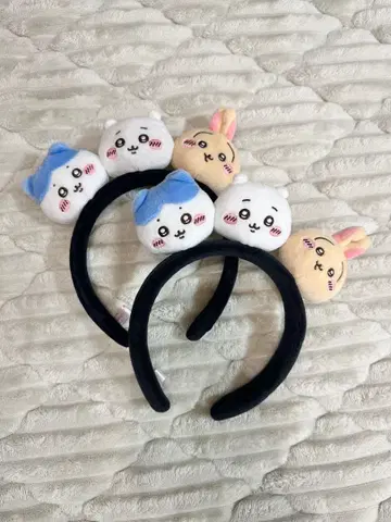 치이카와 파크 머리띠 치이카와 하치와레 토끼 2개 세트
