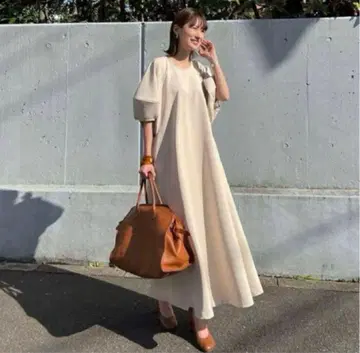 CLANE LANTERN SLEEVE ONE PIECE