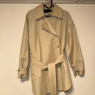 liesse 베이지 트렌치코트 허리 벨트 포함
