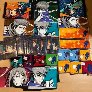 주술회전 캐릭터 타월 묶음 판매