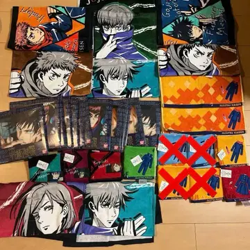 주술회전 캐릭터 타월 묶음 판매