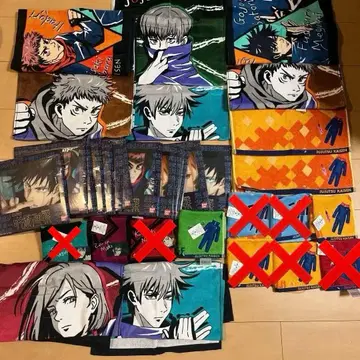 주술회전 캐릭터 타월 묶음 판매