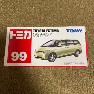 No.99 도요타 에스티마 파랑 로고 미사용 절판 1대