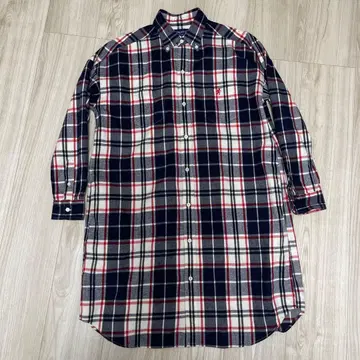 짐플렉스 플란넬 셔츠 원피스 체크 셔츠 사이즈 12