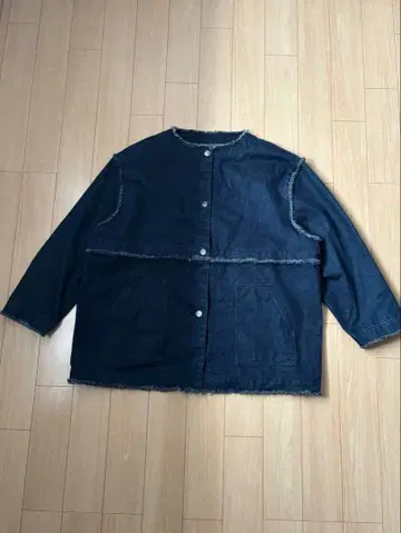 SELECT MOCA (셀렉 모카) 데님 소재 2way 프린지 자켓