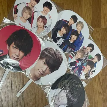 NEWS 코야마 케이치로 점보 부채 세트 묶음 판매 카우콘 기념