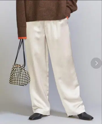 beauty&youth 새틴 드로스트 이지 팬츠 워셔블