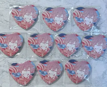 이치노세 시키 복숭아 하트 캔뱃지