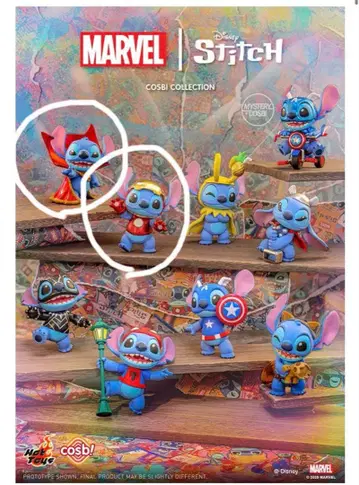 HotToys marvel 스티치 COSBI 피규어 2개 세트